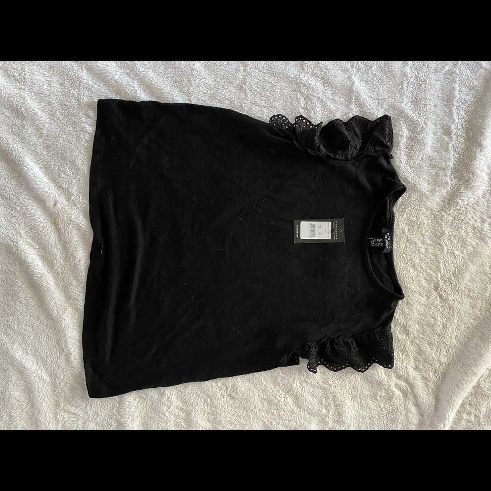Black maternity top